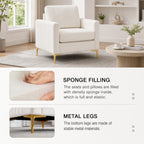 Velvet Accent Reading Chair product details