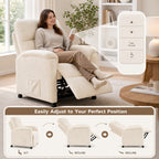 Casual Power Recliner Chair styled in a room