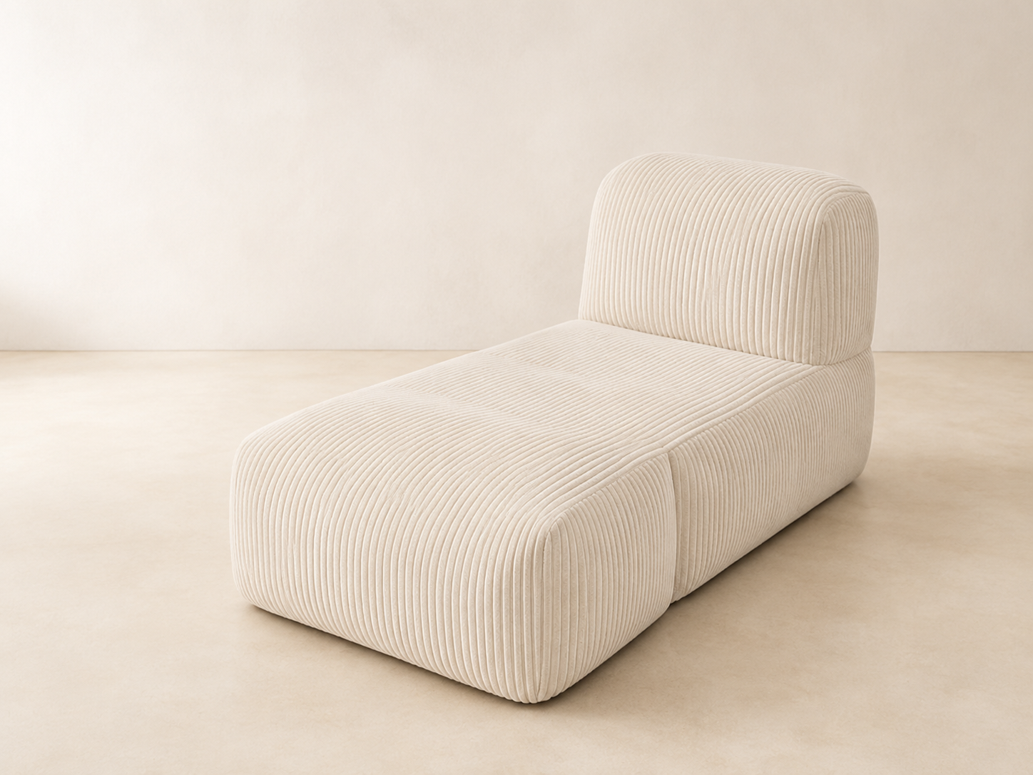 Fold-Out Corduroy Floor Lounger
