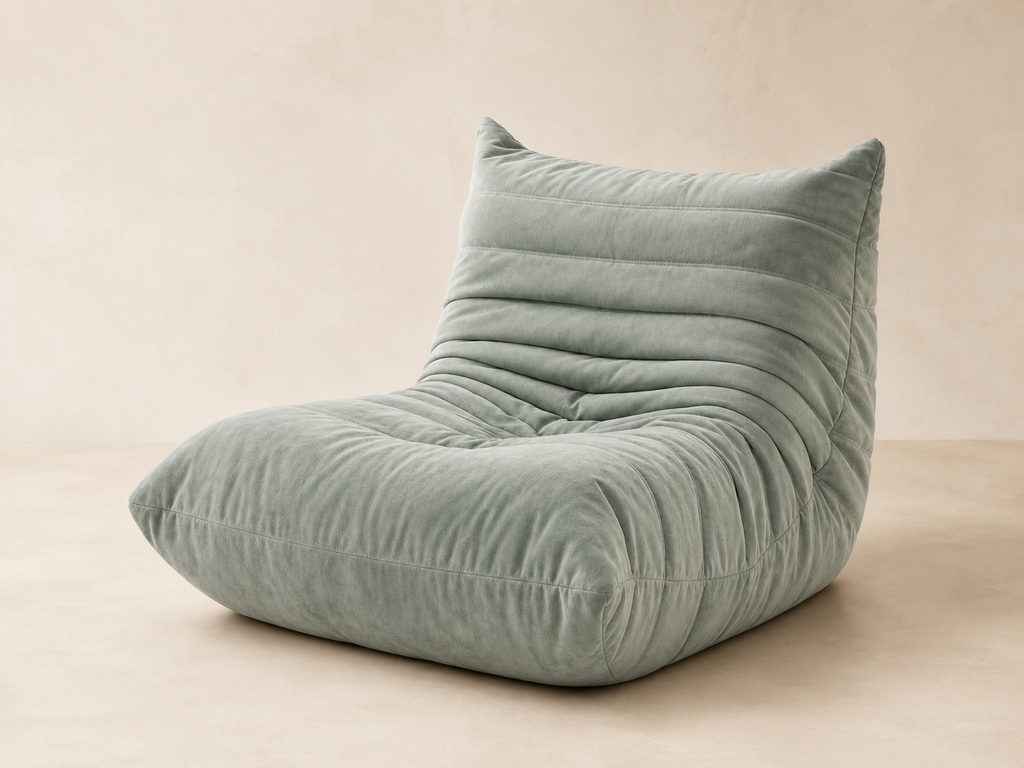 Velvet Floor Lounge Chair