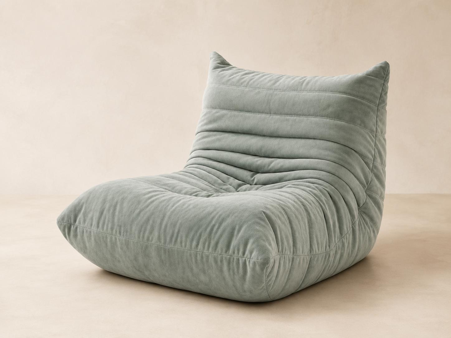 Velvet Floor Lounge Chair