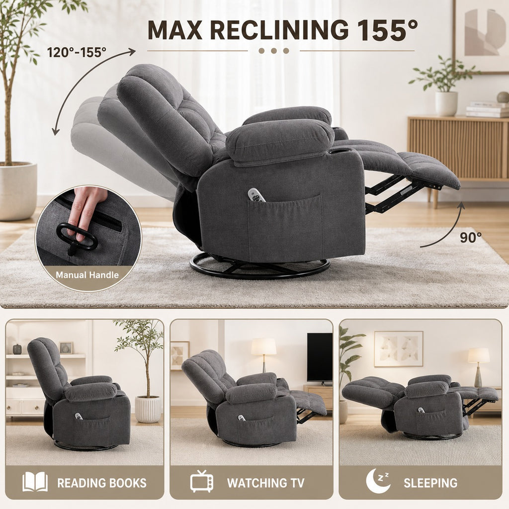 Massage Rocker Recliner Chair product details